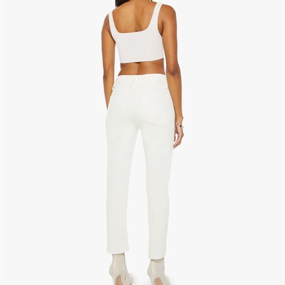 Mother The Tomcat Ankle jeans in Cream Puffs 29 $218 - Picture 4 of 6